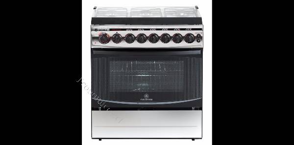 Cocina a Gas Mademsa 4 Platos Inox con Grill en Horno y Botón de Encendido  785XF - Dec Haüs