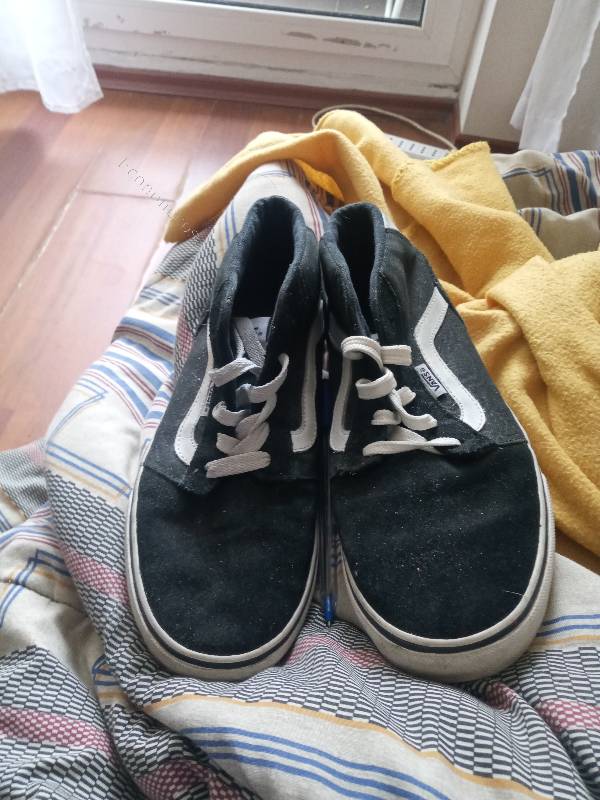 Zapatos vans grises outlet usadas