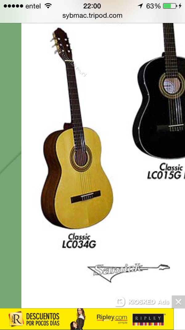 Ripley - GUITARRA ELECTROACUSTICA IBANEZ GA6CE