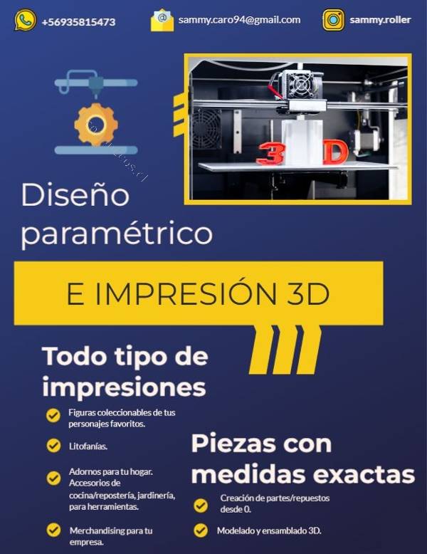 manual Vaciar la basura Espíritu Servicios de impresión 3D 2022-12-11 Economicos de El Mercurio