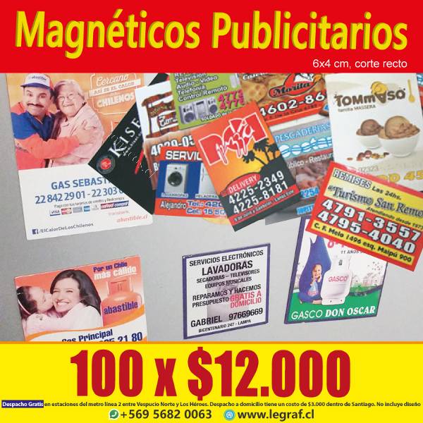 mezcla toda la vida deshonesto Magneticos publicitarios 2018-09-04 Economicos de El Mercurio