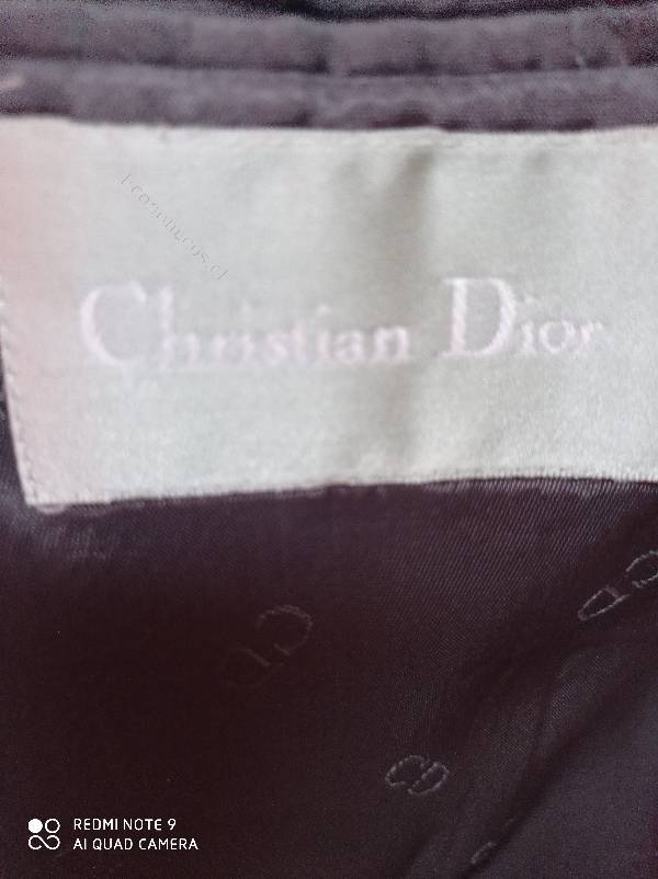 Traje de corte entallado Lona de lana y mohair azul marino | DIOR