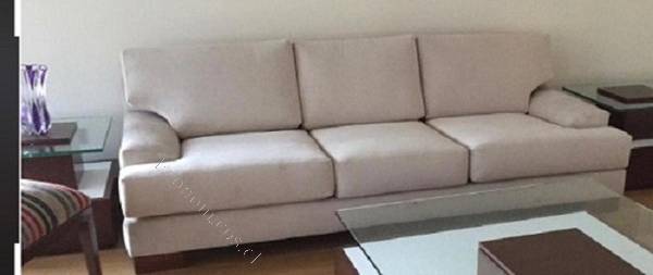 VENDO SOFA DE 3 CUERPOS CASI NUEVO, IMPECABLE, BLANCO 2019-12-02 Economicos  de El Mercurio