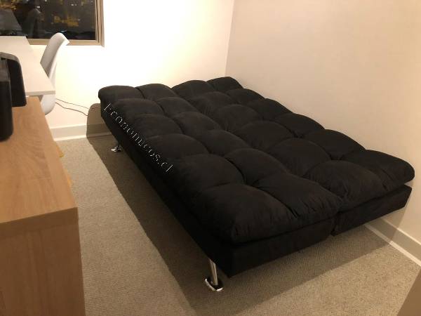Venta de sofa futon negro homy 2020-12-16 Economicos de El Mercurio