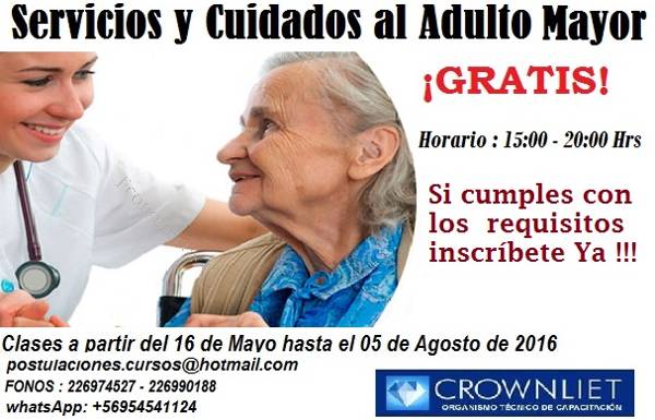 cursos cuidado adulto mayor santiago gratis cursos cuidado adulto mayor santiago gratis