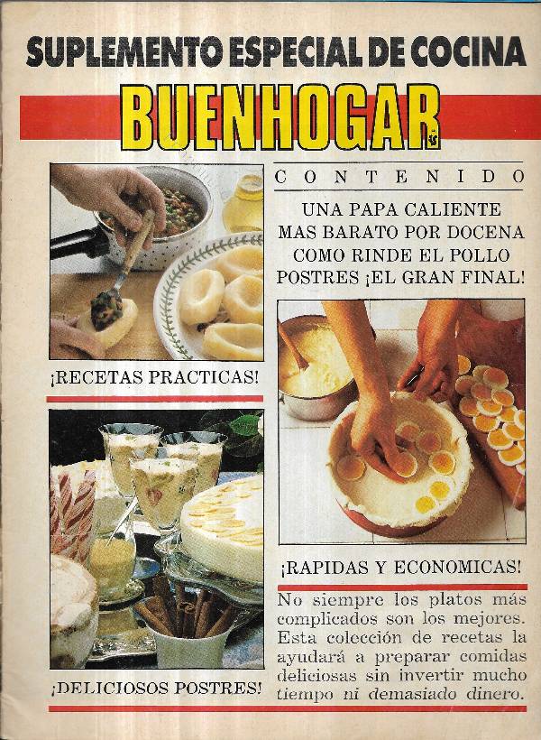 Revista Buenhogar / Especial Recetas Prácticas Y Postres 2021-11-09  Economicos de El Mercurio