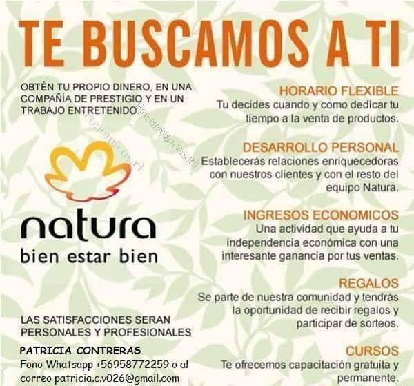 Vendo productos natura e inscribo para ser consultora 2016-03-16 en  Economicos de El Mercurio